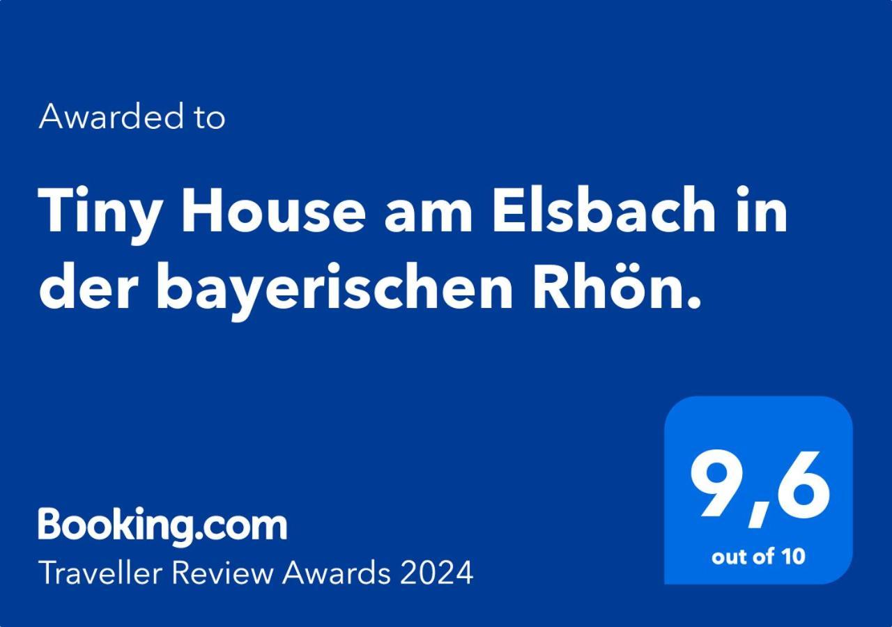 Tiny House Am Elsbach In Der Bayerischen Rhoen. Oberelsbach Exterior foto